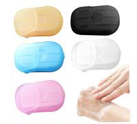 Paper Soap Sheets100 Sheets Mini Portable Travel Soap Leaves Disposable Travel Paper for Indoor Outdoor Camping Hiking