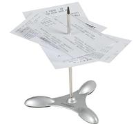 Paper Spear Q-CONNECT Metal for Bills 11cm / Small Office Accessories/Type-Threaded/Colour-Silver/Size-11cm / Width (mm)-N.a. / Dimensions (mm)-110x95x12 / Height (mm)-N.a.
