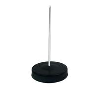 Paper Spike with Heavy Base and Rubber Safety Tip, 13cm Tall, for Bills, Receipts, Notes and Orders, Ideal for Home Office, Retail Shops, Restaurants and Bars