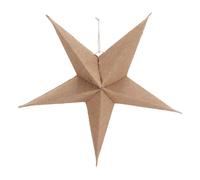 Paper star Christmas decoration Beige S
