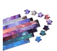Paper Strip Star Decoration,Paper Crafts Folding Paper | Cute Star Decorations, Colorful Lucky Star Paper Strips, DIY Crafts, Gifts for Kids, School Learning Supplies