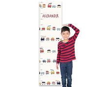 Paper Themes Personalised Height Chart - Little Cars