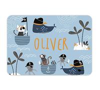 Paper Themes Personalised Placemat for Kids (Pirate Cat and Monkey)