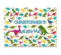 Paper Themes Play Mat Kids Messy Mat Paint sheet Playdough mat Arts and crafts splash mat- Dino X-LARGE