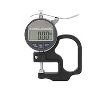 Paper Thickness Gauge, Digital Thickness Gauge 0-12.7mm Electronic Micrometer Percentage Thickness Meter Inch Metric with Precise LCD Display 0.01mm Accuracy for Paper, Leather, Metal Sheet