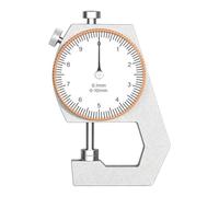 Paper Thickness Tester, Precision Measurement Tool, Portable Round Gauge