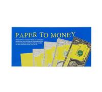 Paper to Money Trick - Instant Money Transformation Magic Trick - Interactive Close-Up Magic Prop - Paper Material