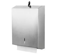 Paper Towel Dispenser Wall Mount Commercial c-fold/Multi-fold/Tri-fold, Touchless Hand Towel Dispenser with Lock