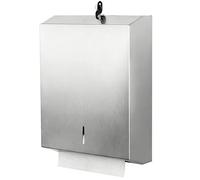 Paper Towel Dispenser Wall Mount Commercial c-fold/Multi-fold/Tri-fold, Touchless Hand Towel Dispenser with Lock