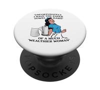 Paper Towel Habit Funny Retro Housewife PopSockets Adhesive PopGrip