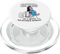 Paper Towel Habit Funny Retro Housewife PopSockets PopGrip for MagSafe