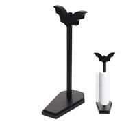 Paper Towel Holder - Bat Paper Towel Holder, Toilet Paper Holder | Countertop Paper Towel Holder, Gothic Paper Towel Holder, Coffin Base for Paper Towel Holder