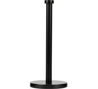 Paper Towel Holder, Black Roll Holder Organizer, Steady Countertop Paper Towel Holder with Weighted Base for Kitchen Roll Holder (Black)