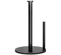 Paper Towel Holder Countertop, OBODING, Black Kitchen Paper Towel Holder Stand for Kitchen and Bathroom Organization, Stainless Steel Paper Towel Holders for Standard and Large Rolls (Matte Black)