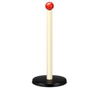 Paper Towel Holder, Cute Wooden Red Ball Kitchen Roll Stand Organizer Countertop Free Standing, Spray Paint Black White Holder, Housewarming Gift New Home