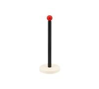 Paper Towel Holder, Cute Wooden Red Ball Kitchen Roll Stand Organizer Countertop Free Standing, Spray Paint Black White Holder, Housewarming Gift New Home