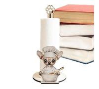 Paper Towel Holder for Cats - Kitchen Roll Dispenser, Stand, Innovative Decorative Heavy Duty Organizer | Stable Weighted Base for an E