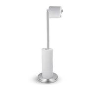 Paper Towel Holder,kitchen roll holder, Single Pole Vertical Paper Roll Rack, Perforation-free Paper Towel Storage Rack(Silver)