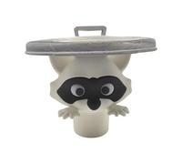 Paper Towel Holder Rack, Raccoon Kitchen Stand, Cute Tissue Organizer, Decorative Animal Design, Durabled Resin Build for Bathroom, Home, Rv, Restaurant Use, 3.94x4.45x1.46 Inches