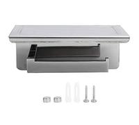 Paper Towel Holder Stainless Steel Wall Storage Rack Bathroom Organizer with Phone Stand