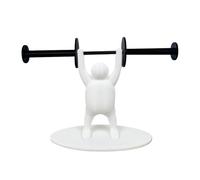 Paper Towel Holder, Toilet Paper Stand, Creative Tissue Roll Rack, Unique Bathroom and Bedroom Organizer, 3D Printed Weightlifting Figure for Gym Lovers, 9.45 x 6.3 x 3.54 inches