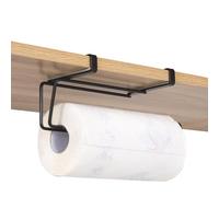 Paper Towel Holder Under the Cupboard - Wall Mounted Kitchen Roll Holder, Storage Organiser for Farmhouse Style, Household, Office, Dorm, Campsite, Bathroom