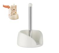 Paper Towel Holder Worktop - Stainless Steel Large Capacity Rotatable Accessories | Kitchen Towel Stand - For Counter Hotel Restaurant House Roll Under Cabinet Table Christmas Country House