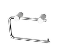 Paper Towel Rack, Black Rolled Paper Bathroom Stainless Steel, Wall-mounted Toilet Toilet Paint Towel(Silver)