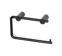 Paper Towel Rack, Black Rolled Paper Bathroom Stainless Steel, Wall-mounted Toilet Toilet Paint Towel(Nero)