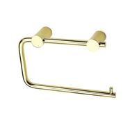 Paper Towel Rack, Black Rolled Paper Bathroom Stainless Steel, Wall-mounted Toilet Toilet Paint Towel(Gold)