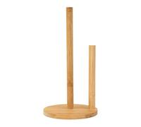 Paper Towel Stand - Solid Wood Worktop Holder with Anti Slip Base, Decorative Kitchen Accessories | Upright Rack Cloths, Storage Hack