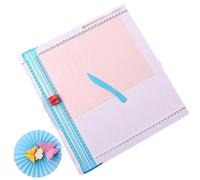 Paper Trim Cutter Fold Tool - Plastic Paper Scoring Board - Can Cut 10 Sheets of Paper at a Time - Can Cut Width 31 Cm - Thickness 1 Mm - Equipped with Sliding Blade for Office