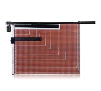 Paper Trimmer, Guillotine Cutter with Grid Alignment Design and Scale Markings for Scrapbooking, Cardstock, Photos, Office and Classroom Use