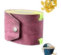 Paper wallet, quick money clip, practical wallet with magnetic closure, small luxury pocket purse, retro, trendy, mini wallet, men's slim wallet, purple