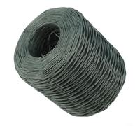 Paper wrapped iron wire 2mm by 200m roll for crafting floral crowns, sculptures, plant tying, and creative DIY For bouquet packaging projects (Green)