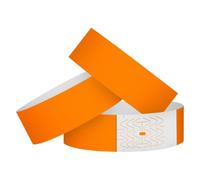 Paper Wristbands for Events, 100 pcs Waterproof Polypropylene Bracelets