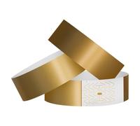 Paper Wristbands for Events, 100 pcs Waterproof Polypropylene Bracelets