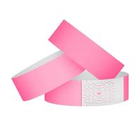 Paper Wristbands for Events, 100 pcs Waterproof Polypropylene Bracelets