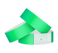 Paper Wristbands for Events, 100 pcs Waterproof Polypropylene Bracelets