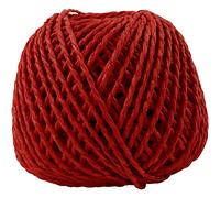 Paper Yarn, thickness 2,5-3 mm, red, 150 g (US IMPORT)
