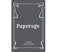 paperage Lined Notebook: Lined Journal Notebook, high quality Cover, Medium 110 Pages 6x9" inches