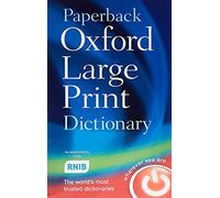 Paperback Oxford Large Print Dictionary: (2nd Revised edition)