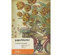 Paperblanks 12-Month Flexi Planners 2023 Holland Spring | Horizontal | Midi (125 × 175 mm)