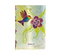 Paperblanks 18 Month Diaries 2020-2021 Hummingbird | Horizontal | Mini (95 × 140 mm)