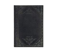 Paperblanks 18 Month Diaries 2020-2021 Midnight Rebel Bold | Horizontal | Midi (130 × 180 mm)