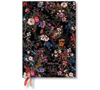 Paperblanks 18-Month Softcover Flexi Diaries 2023-2024 Floralia | Horizontal | Midi (125 × 175 mm)