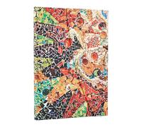 Paperblanks 2026 Gaudi's Sun, Gaudi's Mosaics, 12 Month Calendar, Midi, Horizontal, with Folding Envelope, 160 Pg, 100 GSM