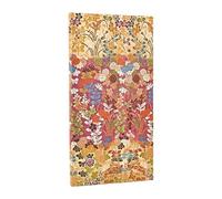 Paperblanks 2026 Kara-ori Pink Japanese Kimonos 12 Month Calendar Slim Horizontal Elastic Band Closure 160 Pg 100 GSM