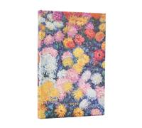 Paperblanks | 2026 Monet's Chrysanthemums | Monet's Chrysanthemums | 12 Months | Mini | Horizontal | Elastic Band Closure | 160 Pg | 100 GSM