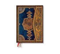 Paperblanks 2026 Safavid Indigo Safavid Binding Art 12-Month Planner MIDI Horizontal Wrap 160 Pg 100 GSM